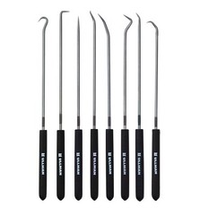 Ullman 8pc Hook Pick Set 9 in Long Straight Right Angle Complex USA MADE CHP8-L