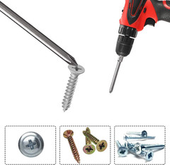 8Pcs Magnetic Cross Head Screw Driver Bit Phillips Screwdriver Set Bits 1/4 Inch