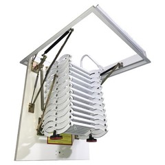 9.84ft Attic Pull Down Ceiling Ladder Stairs Folding Loft Ladder 27.56 »x35.43 »