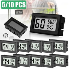 Indoor Temperature Thermometer Humidity Meter Fahrenheit Hygrometer Digital LCD