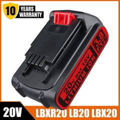 Replace Lithium-Ion Battery for Black Decker 20Volt LB20 LBX20 LBXR20 5.0Ah X4