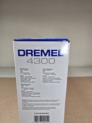 Dremel 4300 1.8 Amp Variable Speed Corded Rotary Tool Kit With 45 Accessories