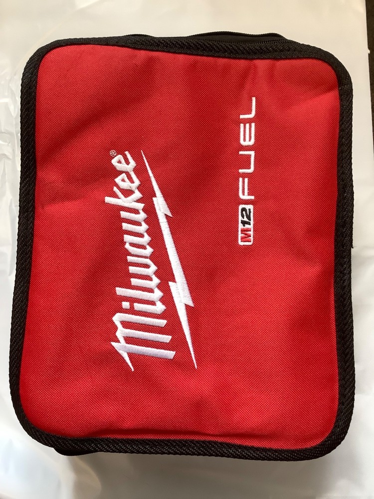 Milwaukee M12 Fuel Soft Case Tote Empty Tool Bag 12”x 9&Prime; x 3” with straps
