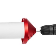 2 in 1 PVC Deburring Tool, Inner-Outer PVC Chamfer Tool for PVC,ABS,PP Pipe, Red