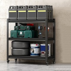 Metal Garage/Warehouse Storage Rack Unit Rolling Shelving Tool Storage Organizer