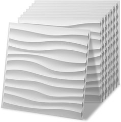 Art3d 20 Pack Decorative 3D Wall Panels, 19 Sq.Feet PVC Interior Wall Décor, 11.