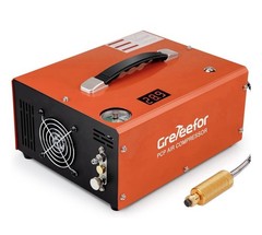 PCP Air Compressor 4500PSI/30Mpa Built-in Converter DC12V/AC120V Auto-Stop NEW