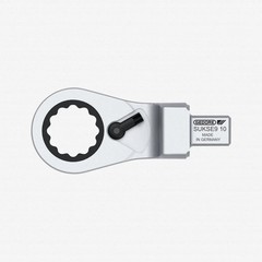 Gedore SUKSE9 19 Rectangular ring ratchet spanner, reversible SE 9×12, 19 mm
