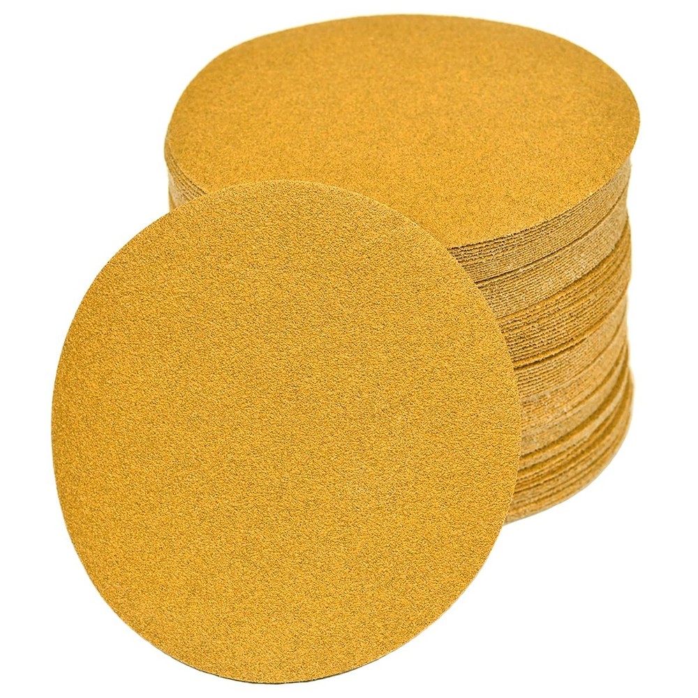 SATC 25PCS 6&Prime;(150mm) Hook&Loop Sanding Disc – Aluminum Oxide 0-Hole P40 for Wood