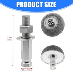 Practical Aluminum Anodizing Flared Contours Wheel for Efficient Rubber Removal