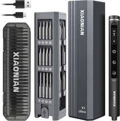 3.7V Precision Electric Screwdriver Set,76 in 1 Magnetic Storage Mini Electric S