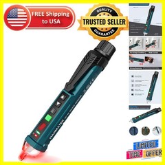 Digital AC Voltage Detector with LCD Display & 9 Sensitivity Levels – 12V-1000V