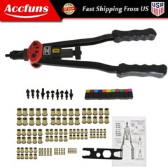 Rivet Nut Gun Kit Rivnut Setting Tools Nut Setter Tool Hand Blind Riveter 16inch