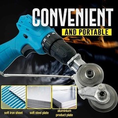 Electric Drill Shears Plate Cutter Attachment Sheet Cutter Nibbler Saw 2PACKS US