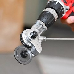 2PACKS Electric Drill Shears Plate Cutter Attachment Sheet Cutter Nibbler Saw