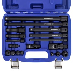 WORKPRO 18PC Drive Tool Accessory Set Socket Adapter Extensions Socket Accessory