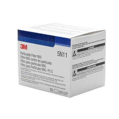 *10-Pieces* 3M Particulate Filter Efficient Against Solid & Aerosols 5N11