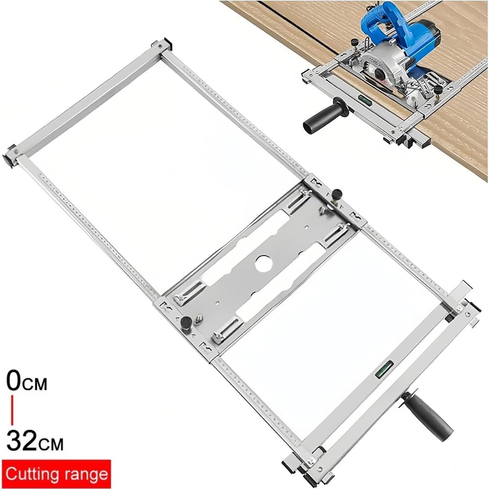 Cutting Machine Edge Guide Positioner 12.6 Inch Adjustable Circular Saw Guide US