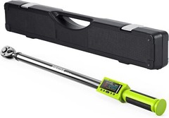 1/2&Prime; Digital Torque Wrench 17-340Nm ±2% Accuracy LED &Buzzer 500 for Auto Repair