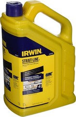 IRWIN Tools STRAIT-LINE Permanent Staining Marking Chalk, Indigo Blue, 4 Lb (493