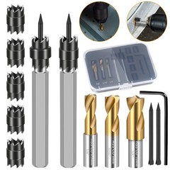 3/8&Prime; 5/16&Prime;Double Sided Spot Weld Cutter Remover Drill Bit Welder Cut Rotary Kit