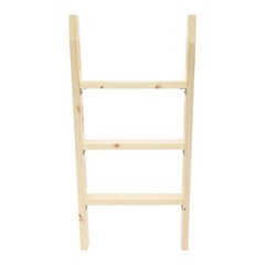 3 Steps Solid Wood Bed Ladder, Durable Step Ladder, for Dorm, Teens Adults Room