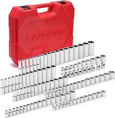 Drive Master Impact Socket and Flex Socket Set, Include Deep, Mid-Length, Shall