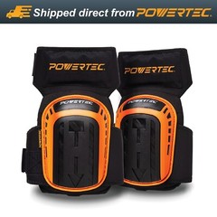 POWERTEC 71880 Knee Pads for Work, Construction, Flooring, Gardening, 1 PAIR