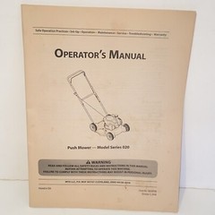 MTD Operator&rsquo;s Manual Push Mower Model Series 020