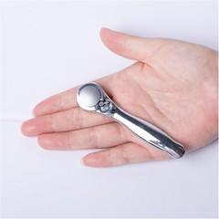 1/4 Inch Silver Drive Micro Ratcheting Bit Driver, Mini Ratchet 72-Tooth Ratchet